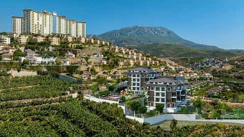 Appartements avec vue sur mer de 1 à 2 chambres à Kargicak, Alanya offrant la citoyenneté — 4/15