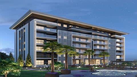 À vendre : Charmants appartements avec 2, 3, 4 chambres et accès à la piscine à Kucukcekmece, Istanbul — 5/16