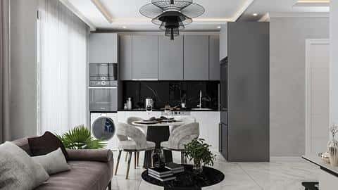 Appartement à vendre à Demirtas Alanya avec accès à la piscine, Chambres : 1, 2, 3 — 10/25