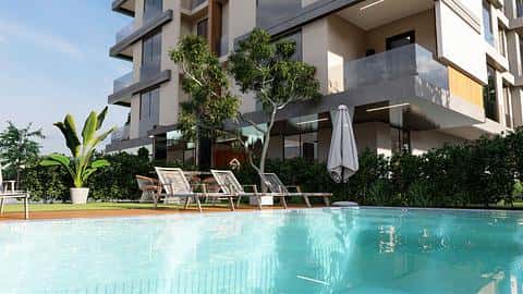 Appartements à vendre à Konyaalti offrant une vie côtière — 6/10