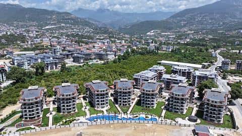 Appartement Alanya Oba à vendre : 1-4 chambres avec piscine et citoyenneté — 4/36