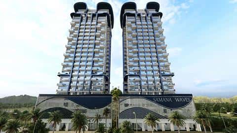 סטודיו יוקרתי עד דירות 3BR עם בריכות פרטיות ב-Samana Waves 2, דובאי — 4/18