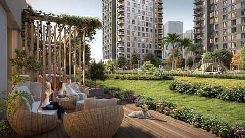 À vendre : appartements de 1 à 4 chambres à Kucukcekmece, Istanbul avec accès à la citoyenneté et à la piscine — 5/9
