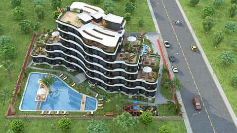 Complexe d'appartements sophistiqué situé à Aksu, Antalya — 2/85
