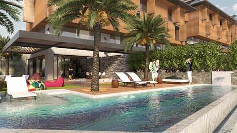 Appartements modernes avec piscine : 2 et 3 chambres à vendre à Hasbahce Alanya — 8/28