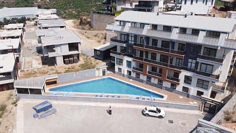 Appartement moderne de 3 chambres à vendre à Alanya, Kargicak avec accès à la piscine — 2/13