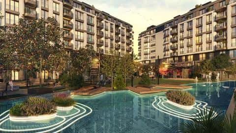 Sécurisez votre citoyenneté turque : appartements de 1 à 4 chambres à Kucukcekmece, Istanbul — 3/10