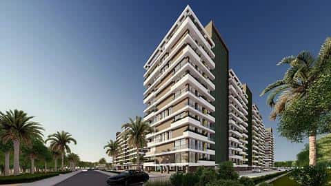 Complex de Long Beach-district in Famagusta, Noord-Cyprus. — 5/31