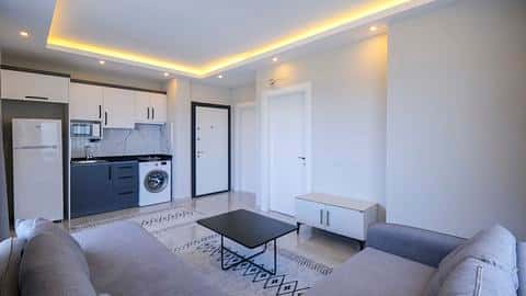 Appartement 1 Chambre en Front de Mer à Alanya Kargicak à Vendre avec licence Airbnb — 8/13