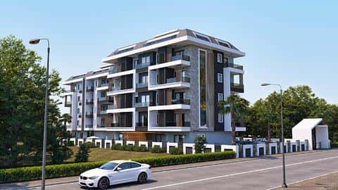 Appartements de 1 à 3 chambres à vendre à Kestel Alanya, près de la plage et de la piscine — 10/11