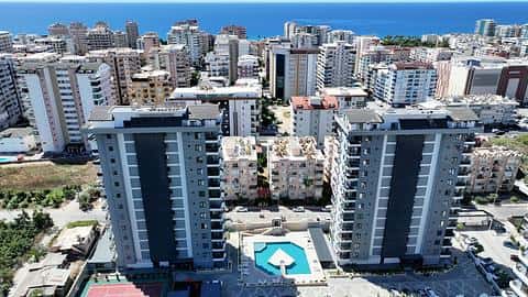 Mahmutlar Alanya Appartement 1+1 à Vendre Proche Mer et Centre — 2/20