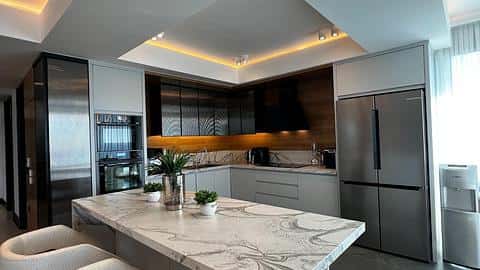 Villa avec vue sur la mer, 4 chambres et piscine privée à Yesiloz, Alanya — 9/24