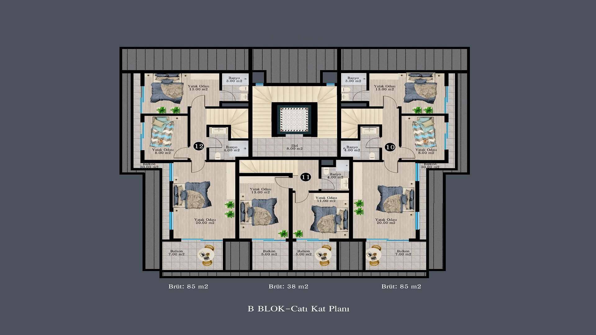 Image du plan d'étage 4