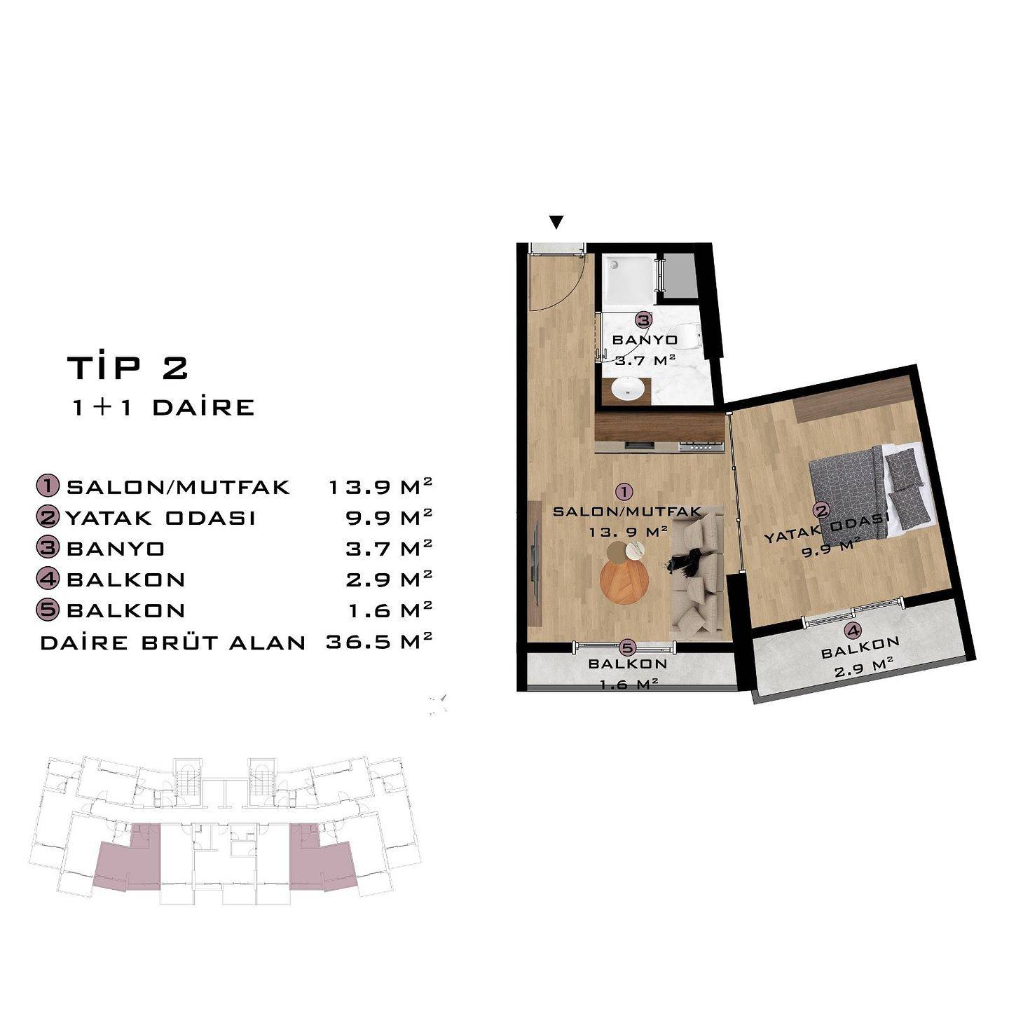 Image du plan d'étage 15
