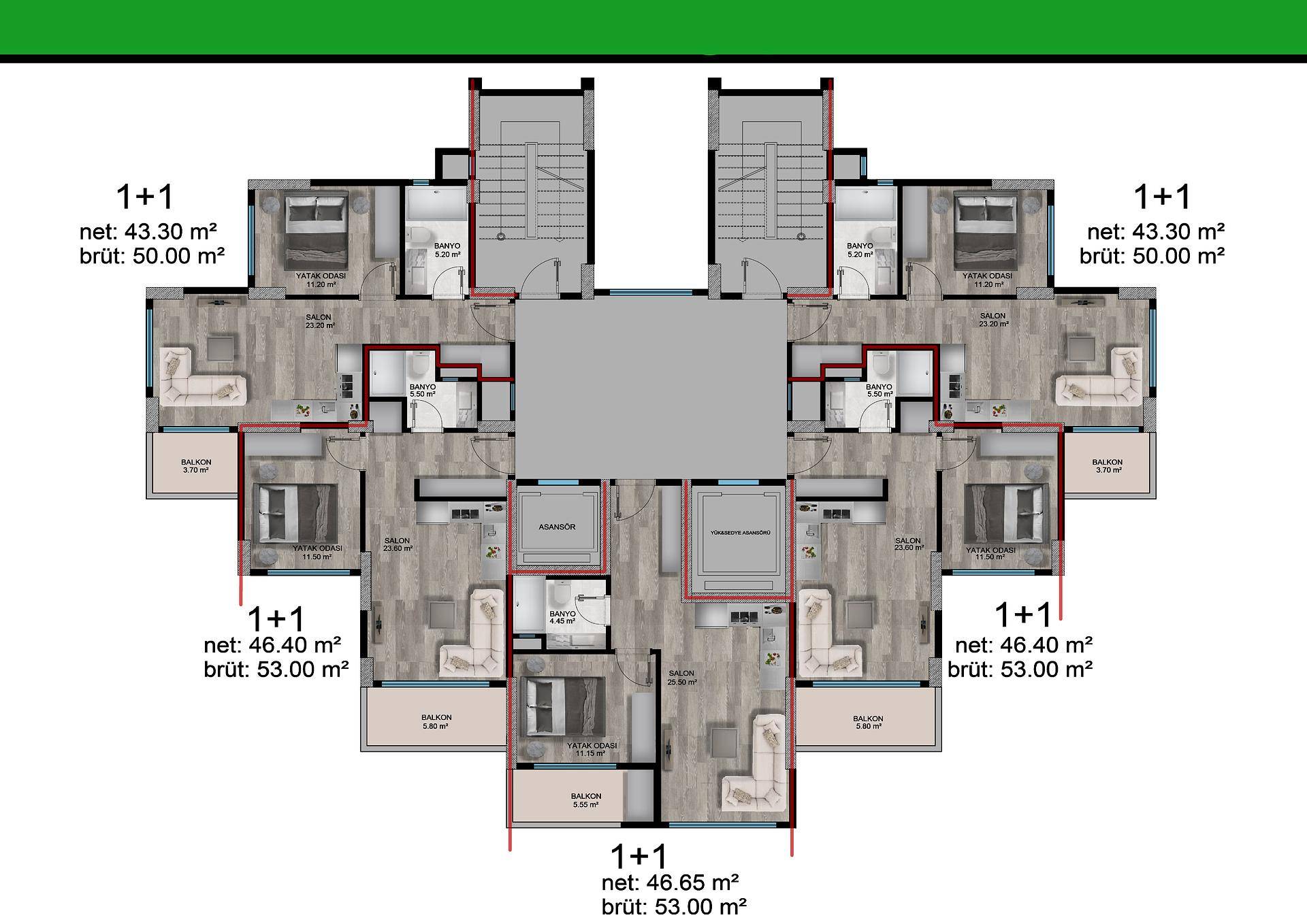 Grundrissdarstellung 1