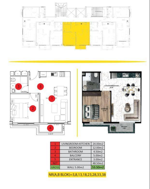 Image du plan d'étage 6