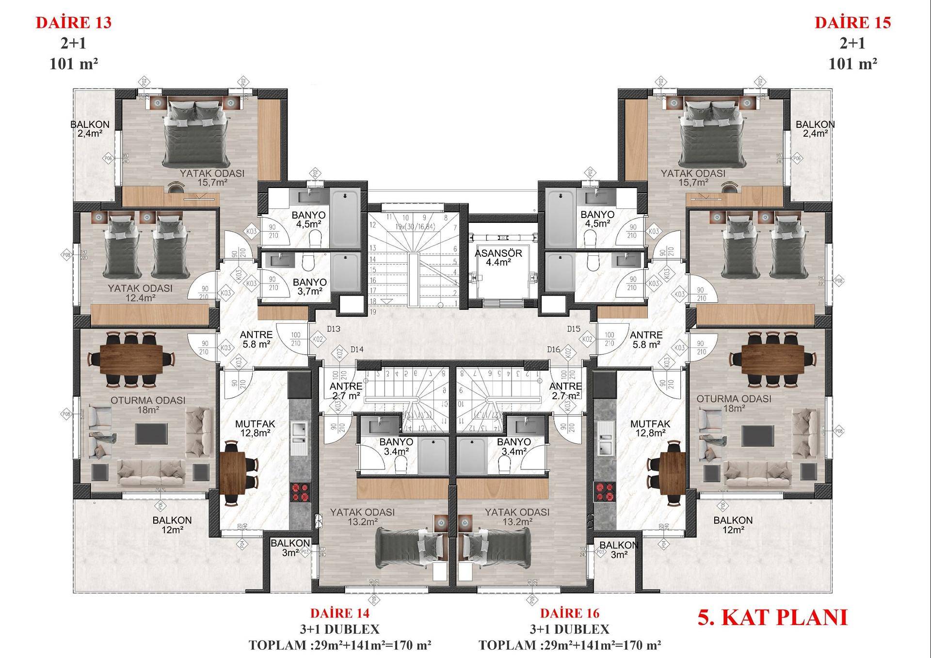 Kat Planı Resmi 2