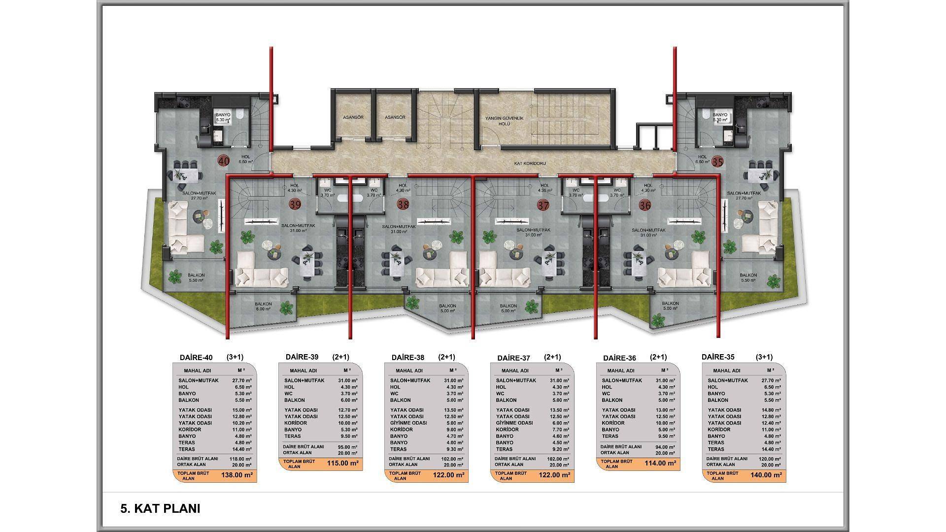 Image du plan d'étage 7