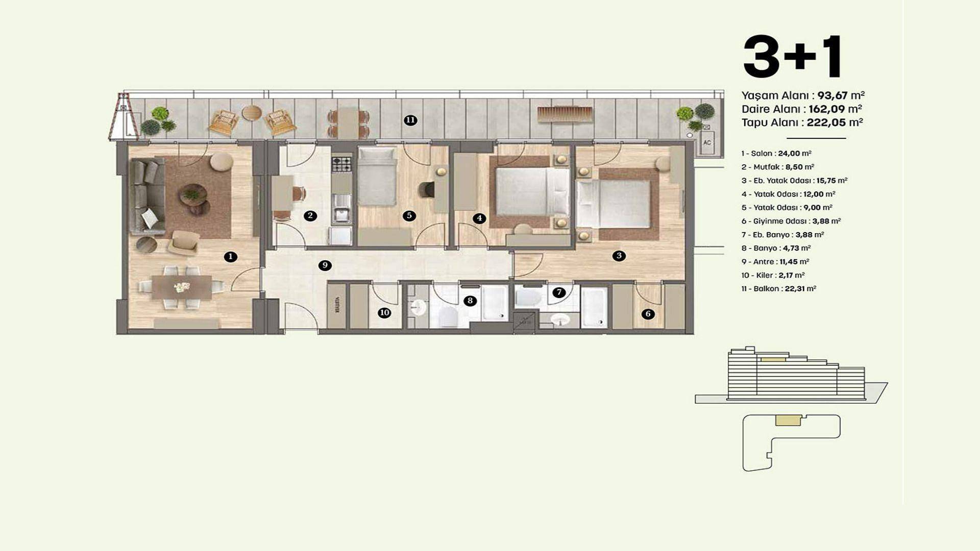 Image du plan d'étage 3
