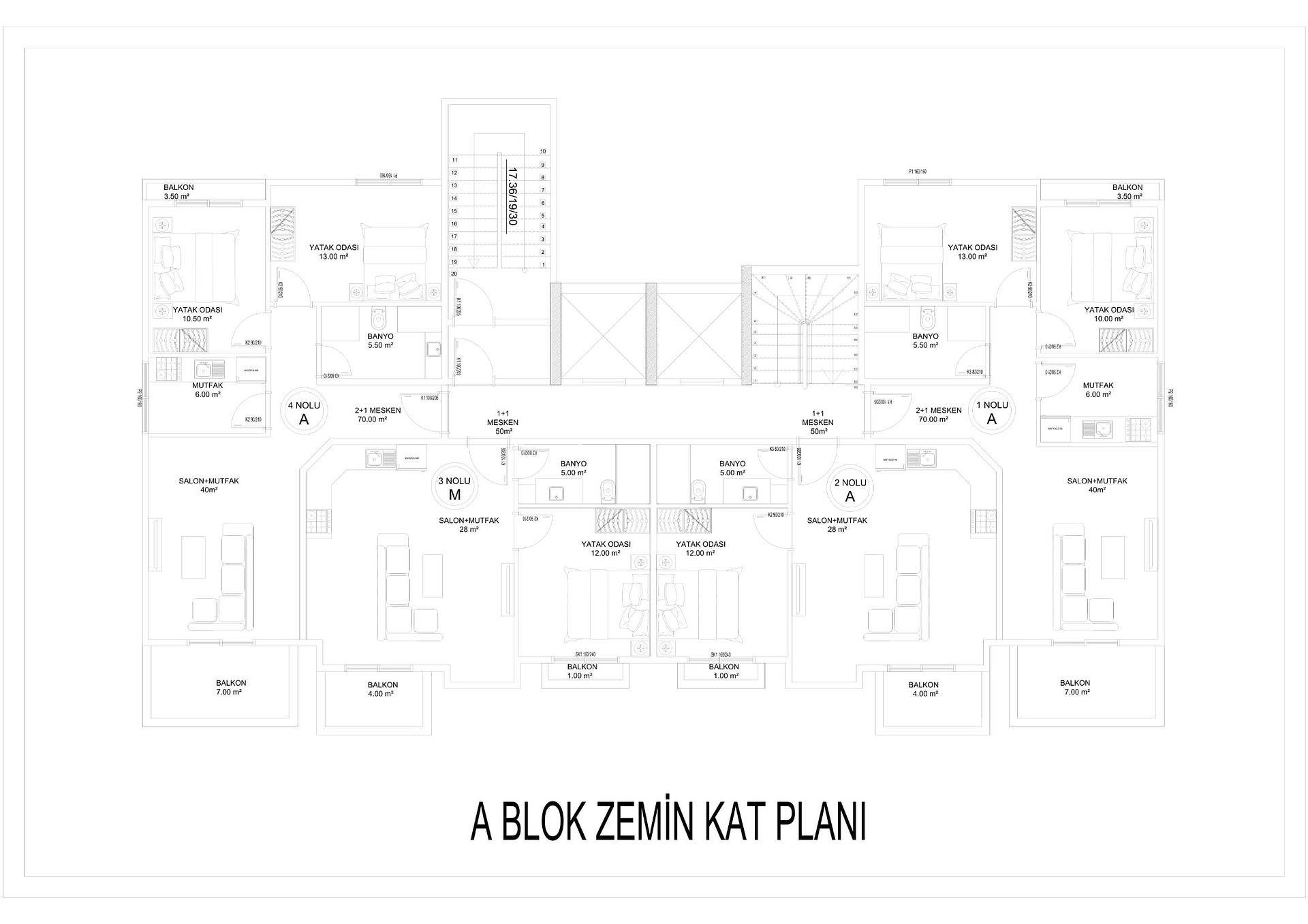 Obraz planu piętra 3