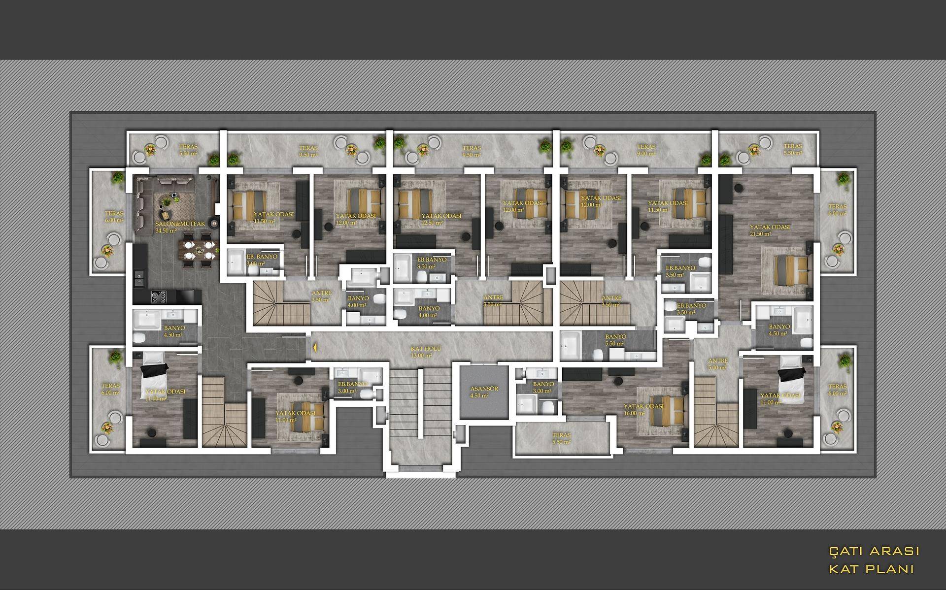 Image du plan d'étage 6