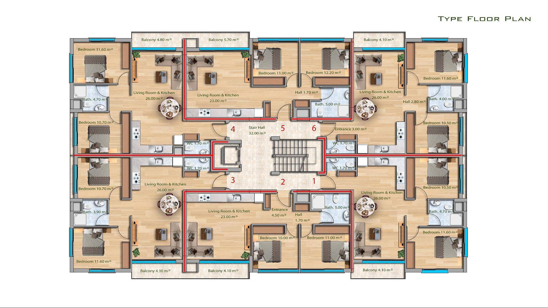 Image du plan d'étage 2