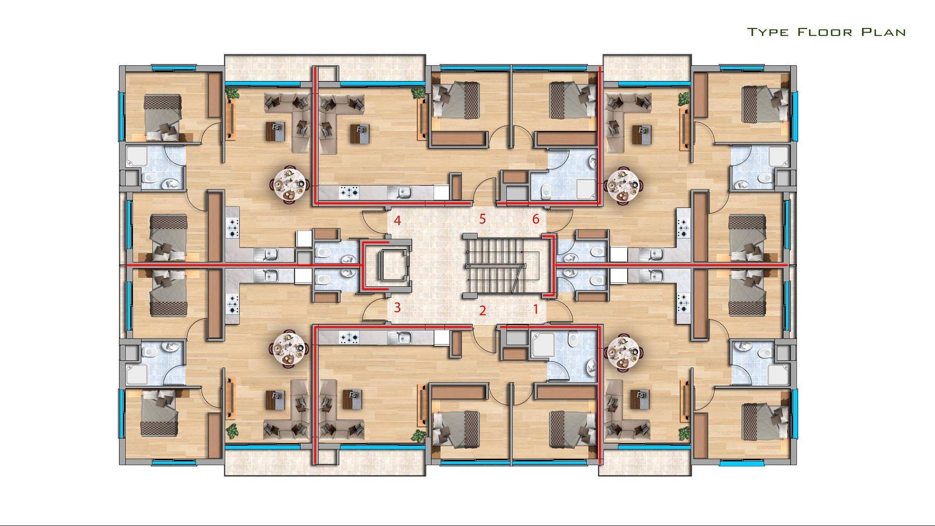 Image du plan d'étage 1
