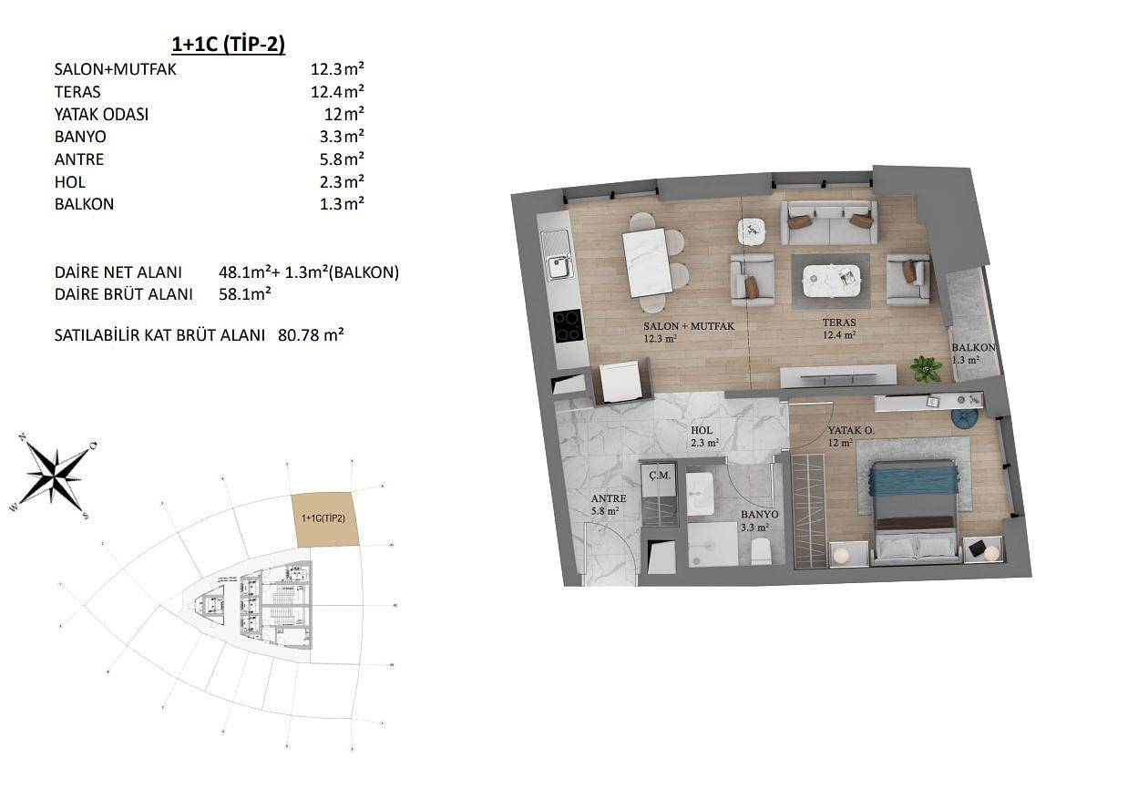 Grundrissdarstellung 1
