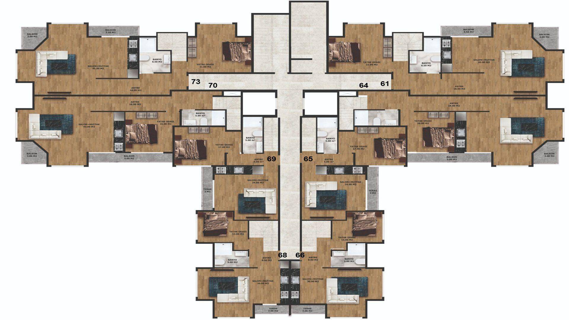 Image du plan d'étage 1