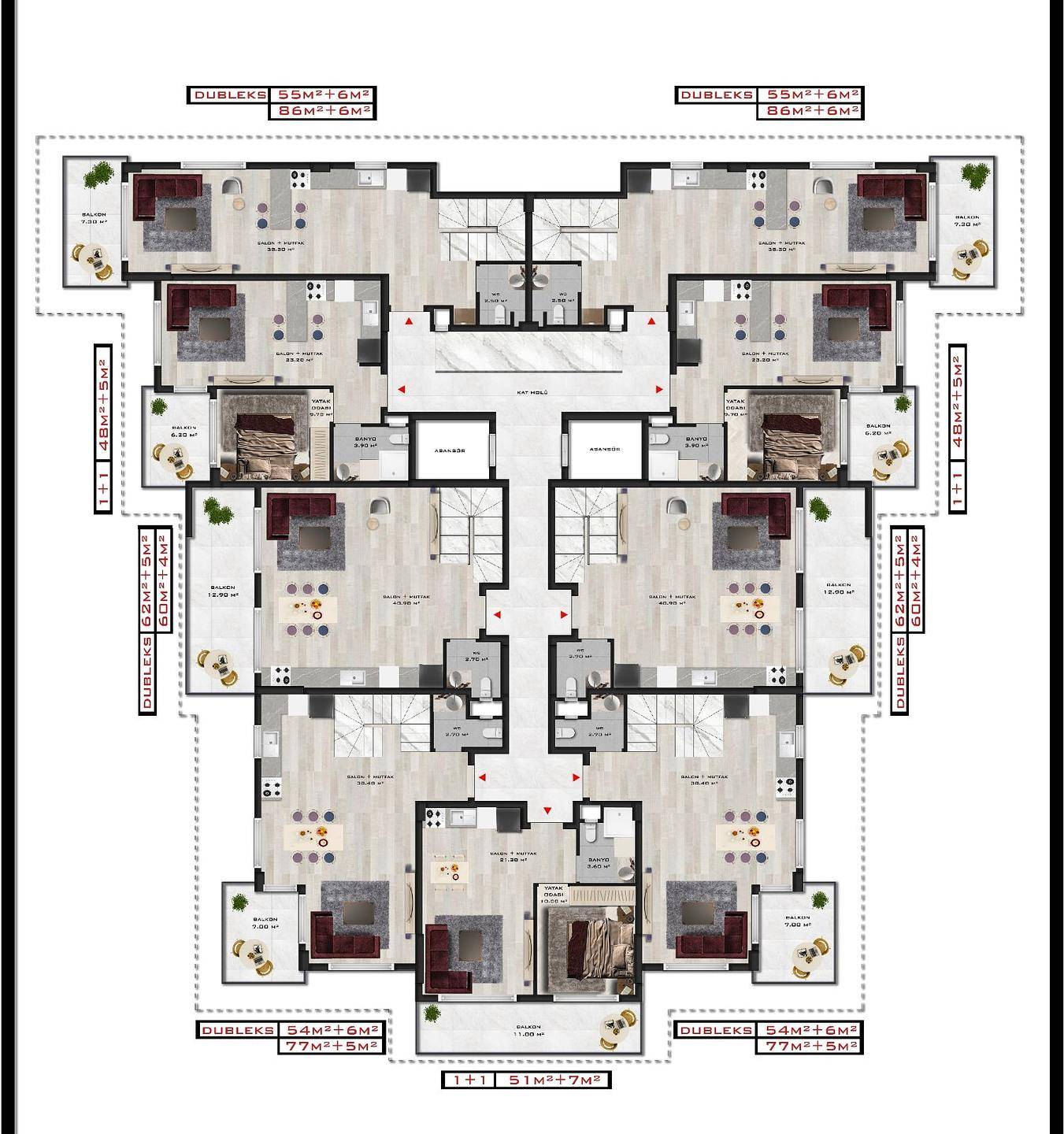 Grundrissdarstellung 6