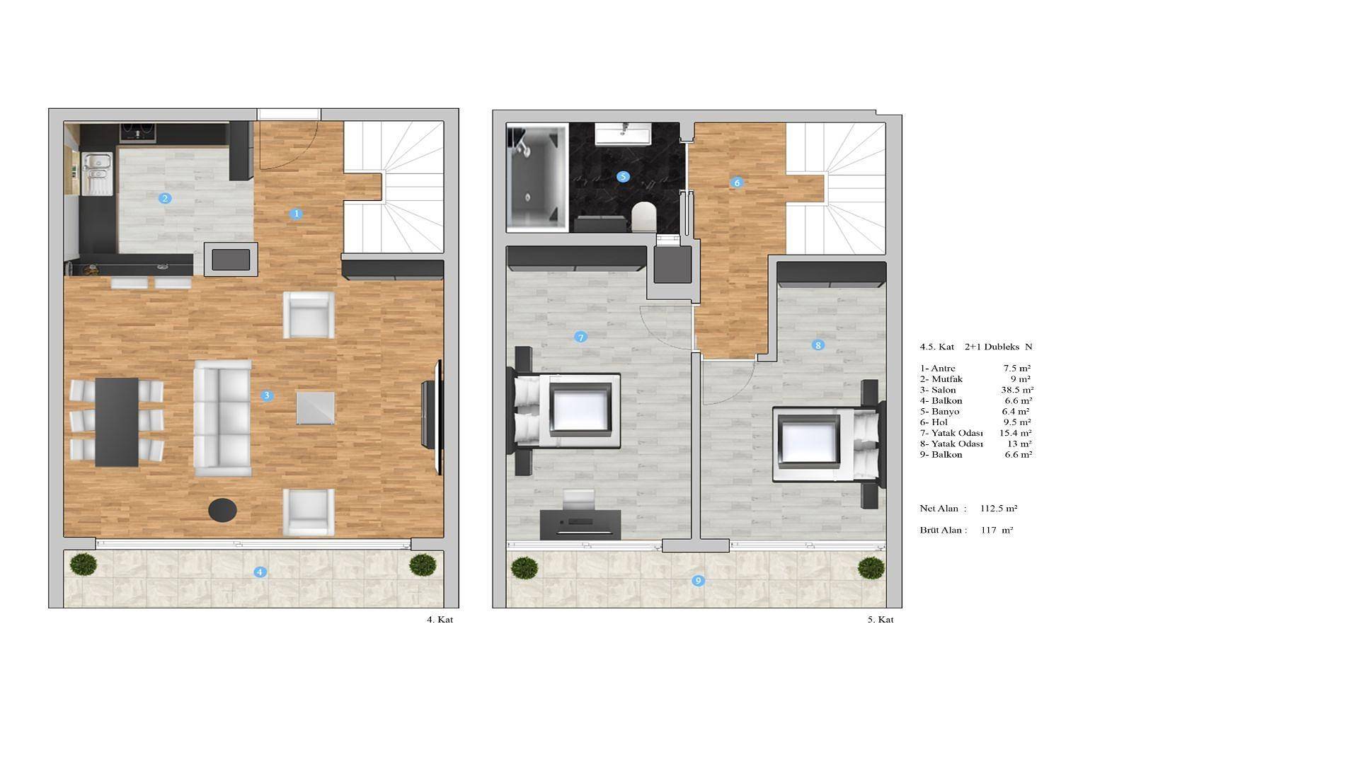Image du plan d'étage 4