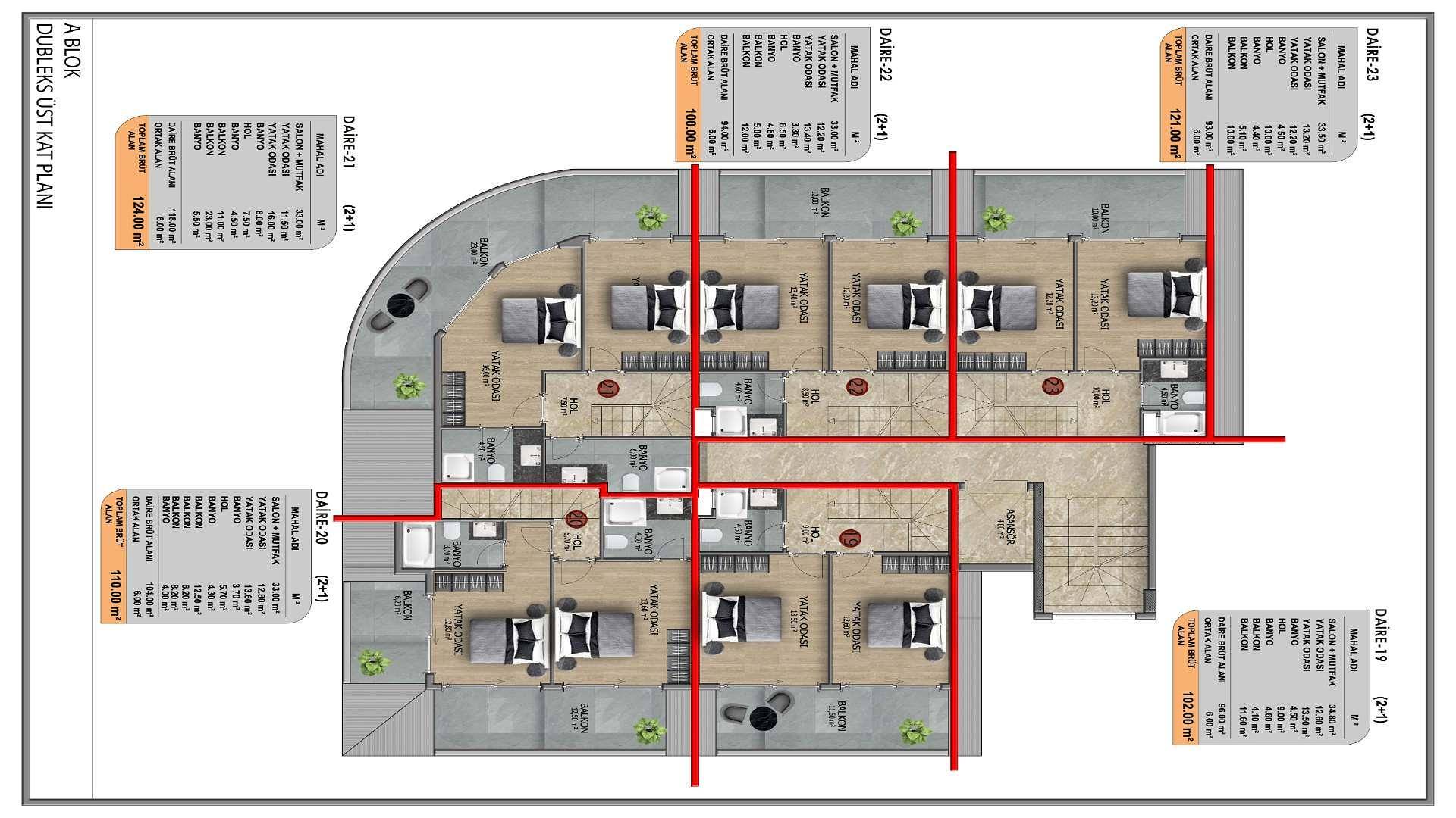 Image du plan d'étage 6