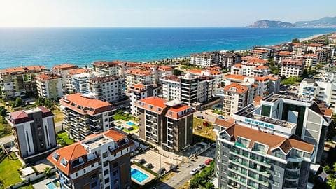 Appartement 1+1 meublé à vendre à Alanya Kestel — 1/14