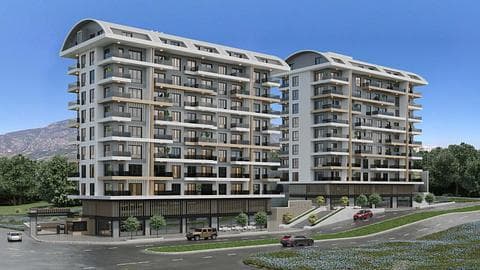 Appartements à vendre à Alanya Mahmutlar avec plan de paiement, 1-3 chambres avec équipements modernes — 1/54