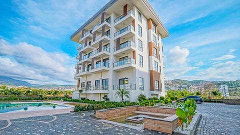 Appartement 1 chambre à vendre à Kargicak, Alanya avec accès proche de la mer — 1/17