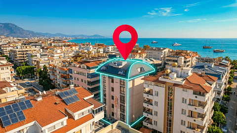 Appartement 1+1 Meublé à Vendre au Centre d'Alanya Proche Plage — 1/14