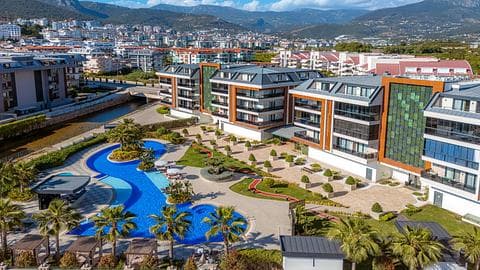 Acheter un appartement à Alanya, Oba avec piscine et à proximité de la plage — 1/46