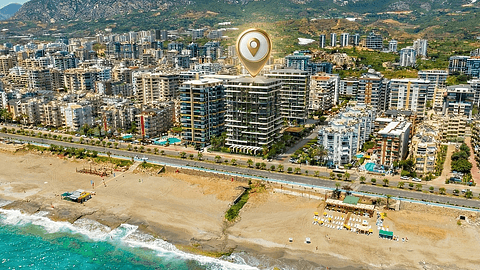 Penthouse 4+2 (3+1 et 1+1) face à la mer à vendre à Alanya avec vue imprenable sur la mer — 1/36