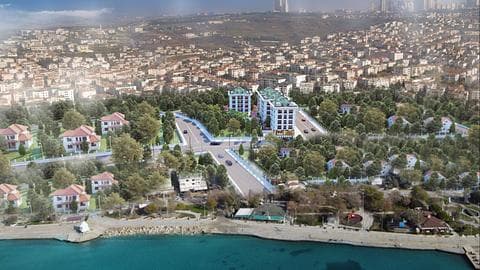 Acheter un appartement avec vue sur la mer de 5 chambres à Buyukcekmece, Istanbul — 1/31