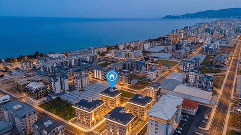 Appartement à vendre à Kargicak, Alanya, 1 chambre, près de la mer — 1/22