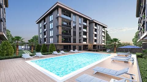 Appartements avec vue sur le jardin à Beylikduzu, Istanbul — 1/9