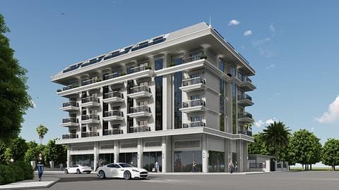 Opportunité d'investissement : appartements de 1 ou 2 chambres à vendre à Kargicak, Alanya avec piscines — 1/21