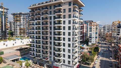 Acheter un appartement à Mahmutlar, Alanya – Options de 1, 2 et 4 chambres, accès à une piscine magnifique et près de la plage — 1/41