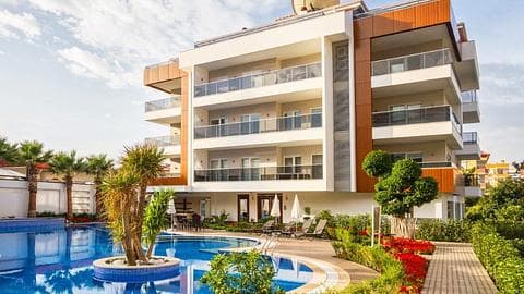 Découvrez un appartement 2 chambres avec piscine près de la plage à Oba, Alanya — 1/42