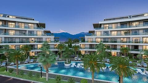 Appartements à vendre à Alanya Oba : 1-4 chambres, près de la ville et de la plage — 1/33