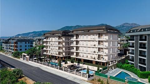 Appartements Modernes à Vendre à Oba Alanya | Rentabilité Élevée — 1/36