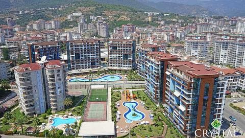 Appartement 2+1 à vendre à Cikcilli Alanya | Crystal Towers — 1/29