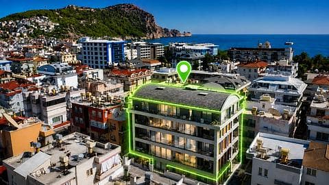 Appartement 2+1 à vendre à Saray Alanya près de la plage de Cléopâtre — 1/21