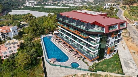 Appartements avec vue sur la mer à vendre à Kestel, Alanya - 3, 2 ou 1 chambre — 1/64