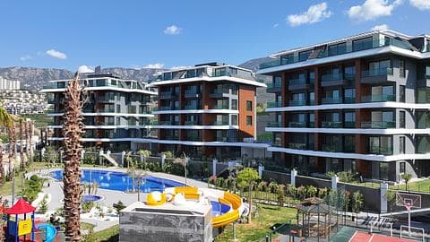 Appartement à vendre à Kargicak Alanya avec vue sur mer et options de citoyenneté — 1/29